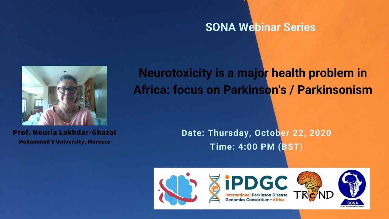 Neurotoxicity is a major health problem in Africa: focus on Parkinson's / Parkinsonism