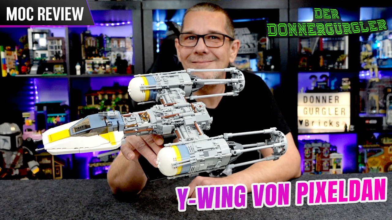 PixelDan Lego PixelDan Star Wars Y-Wing - Lego 75172  Modification oder MOC?