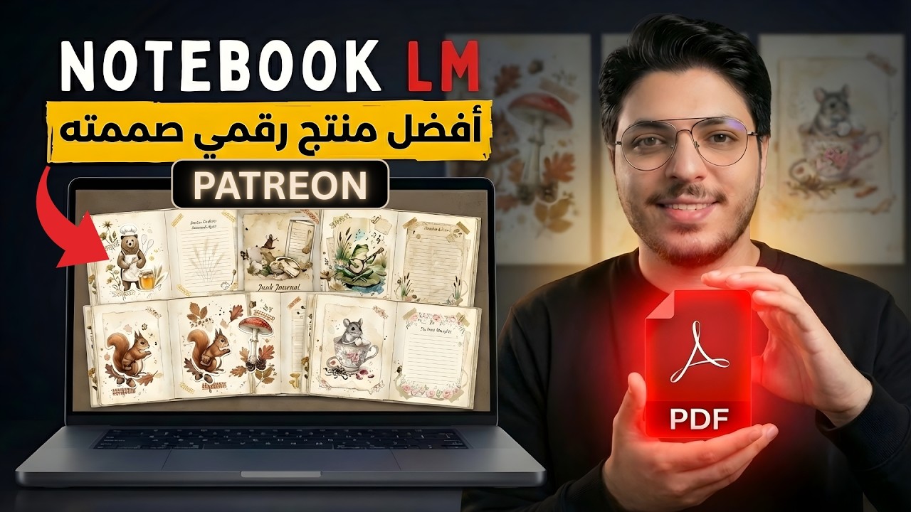 كيف أنشأت منتج رقمي مميز وغير تقليدي | بأستخدام نوتبوك من جوجل | تجربتي الشخصية للعمل أونلاين