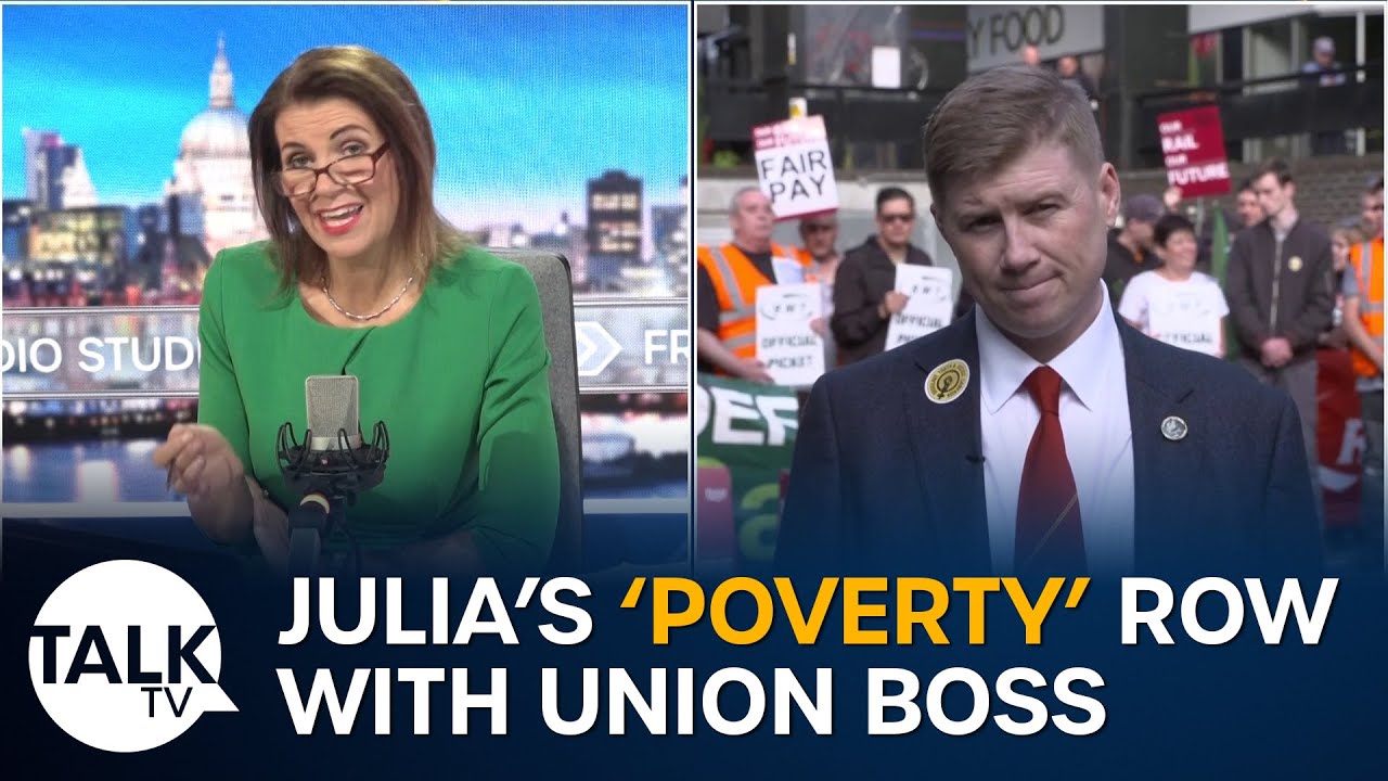 Julia Hartley Brewer clashes with union boss: 