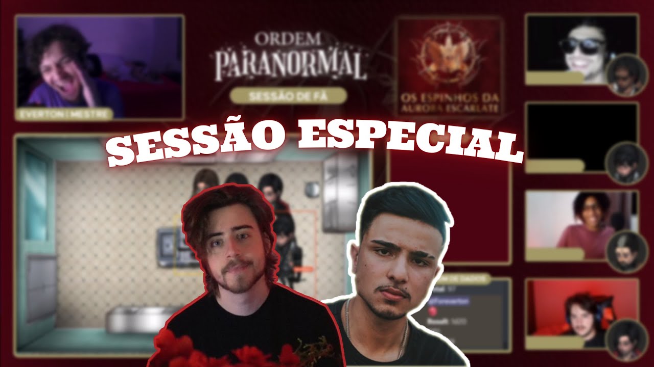 CHEGOU! A SESSÃO DOS FÃS DE ORDEM PARANORMAL: ESPINHOS DA AURORA esse DOMINGO! 🌹