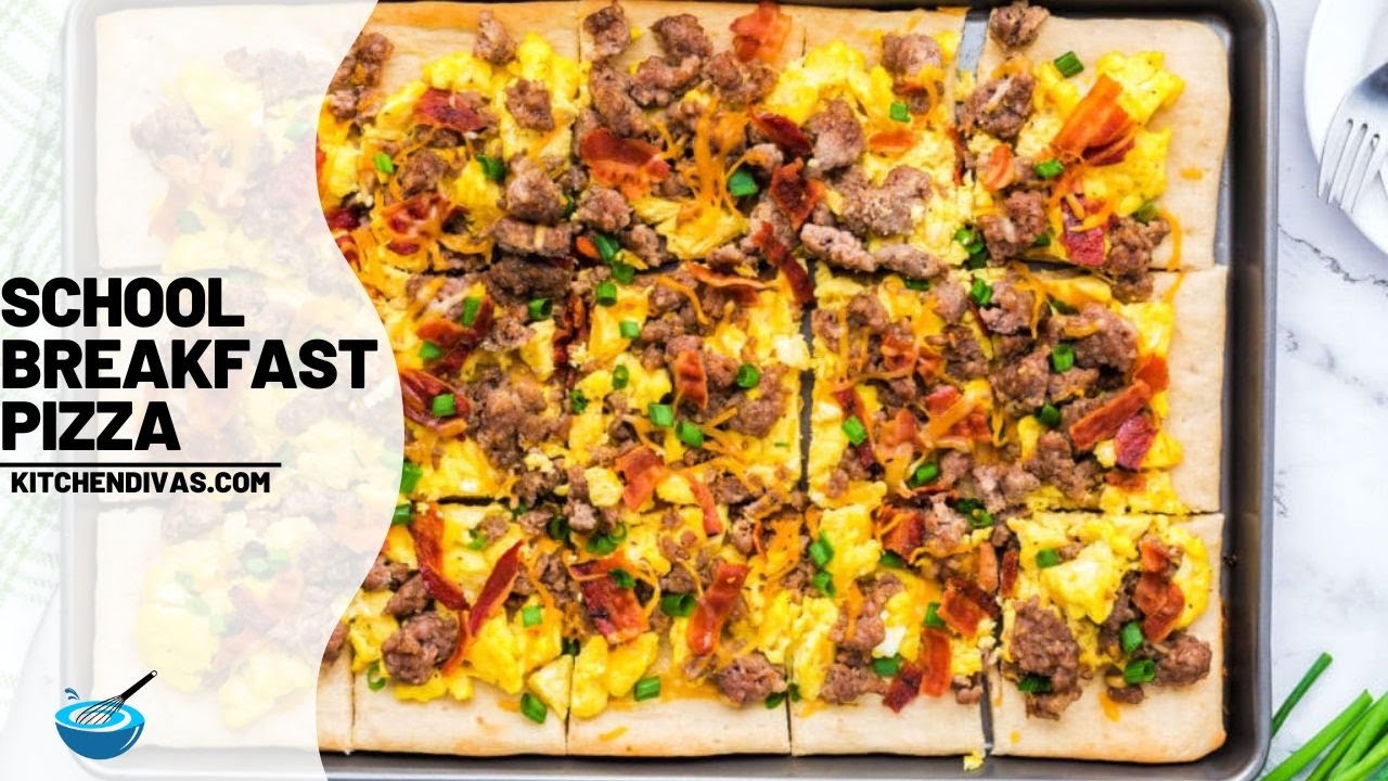 School Breakfast Pizza