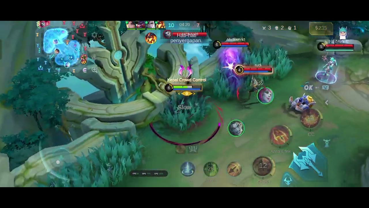 Mobile Legends Bang Bang hanabi gold lane game play 7