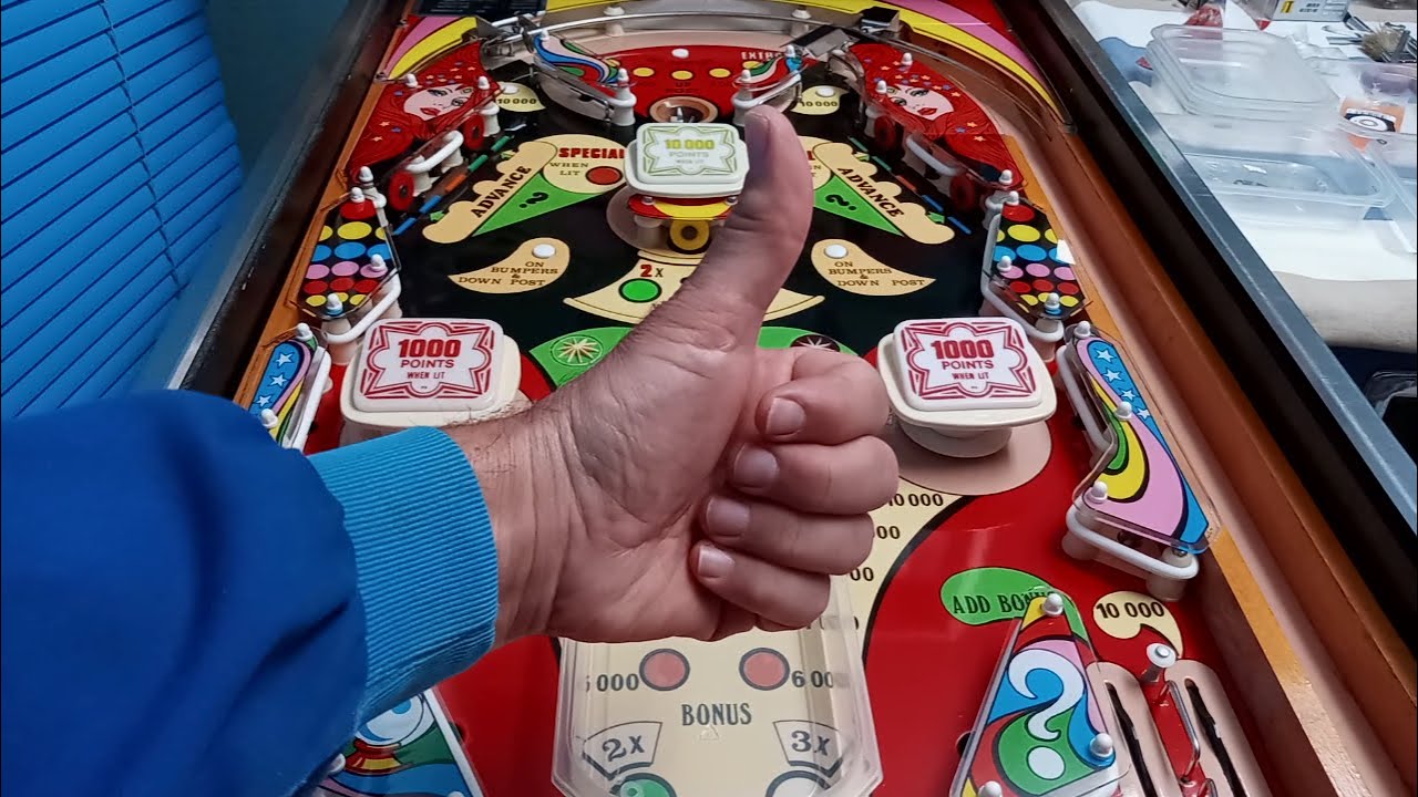 Playfield pinball CHANCE PLAYMATIC finished