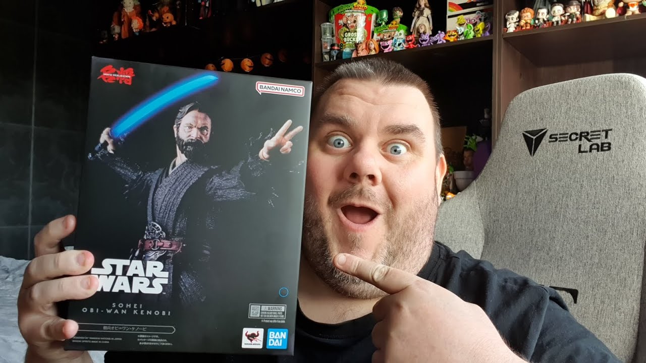 Bandai Tamashii Nations Meisho Sohei Star Wars  Obi-Wan Kenobi Action Figure Unboxing & Review