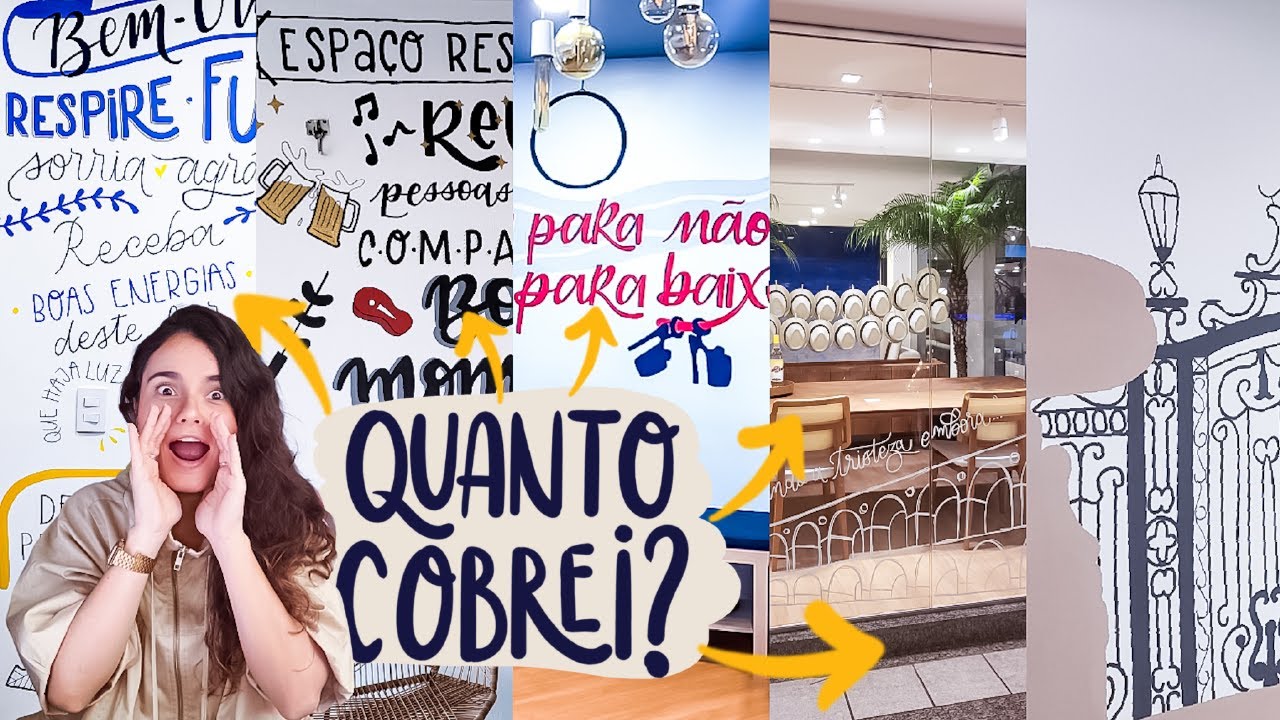 Quanto cobrei por essas artes em parede? Tudo sobre valores de murais que fiz e se valeram a pena!
