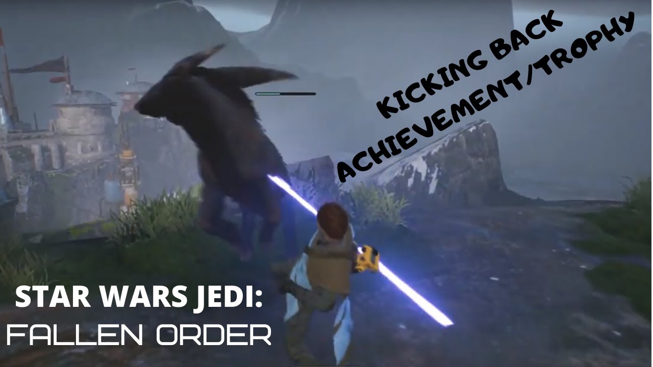 STAR WARS JEDI: FALLEN ORDER - ACHIEVEMENT/TROPHY - KICKING BACK - KICK A PHILLAK THAT KICKED YOU!