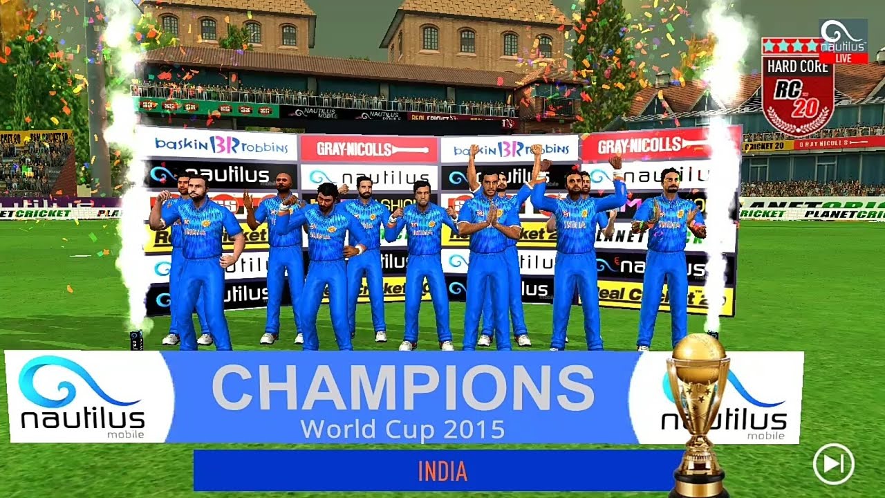 World cup final : India Vs Ireland Match Highlights | RC 20 | Real Cricket 20 Gameplay