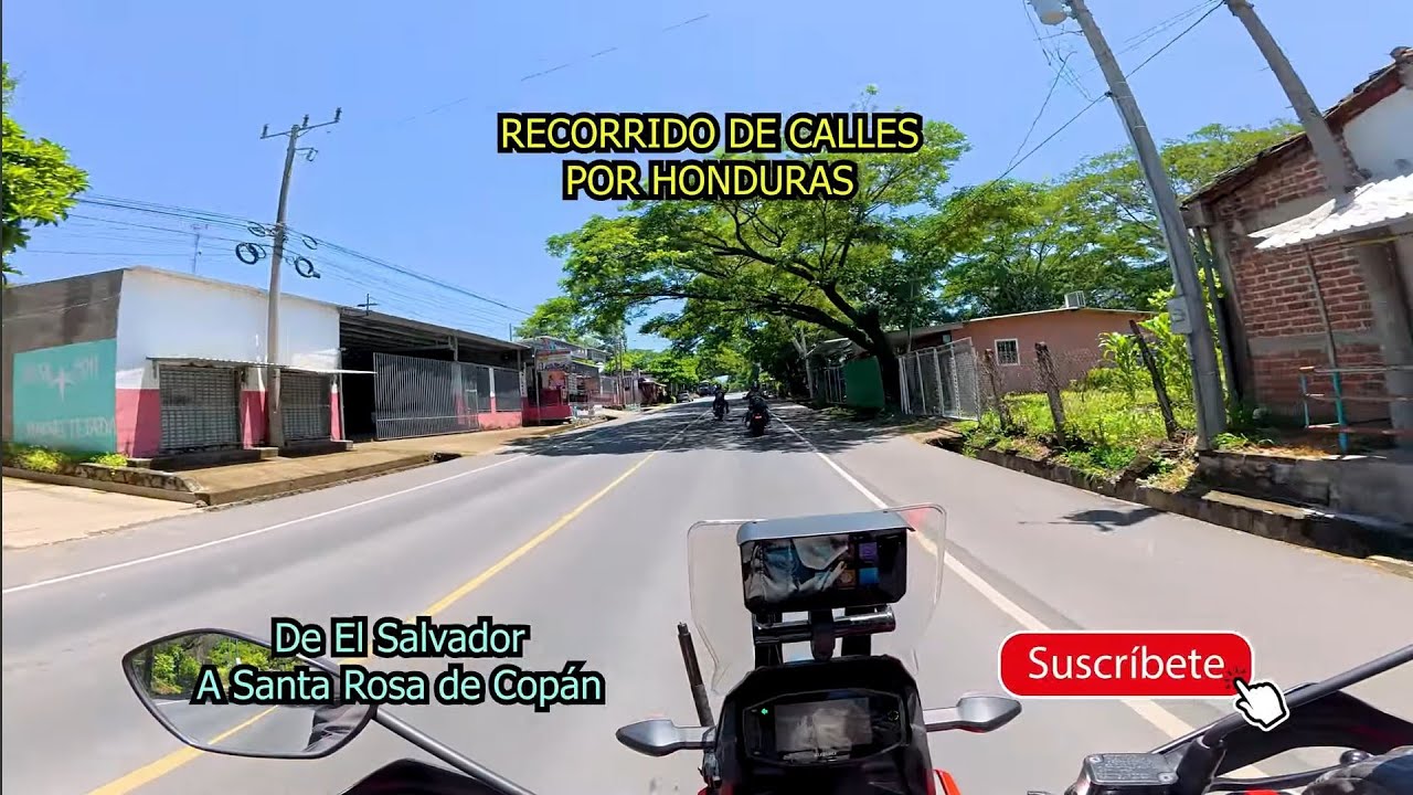 Viajando de El SALVADOR a Santa Rosa Copán en Honduras. Recorrido de Calle 2025.
