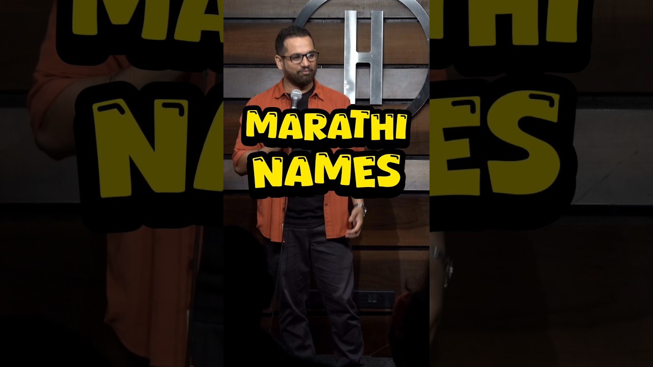 Marathi names - #standupcomedy #standup #comedy #standupcomedian