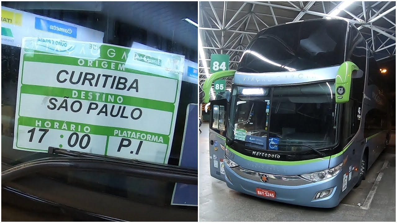 Ônibus de CURITIBA para SÃO PAULO | Viação Garcia a serviço da KAISSARA