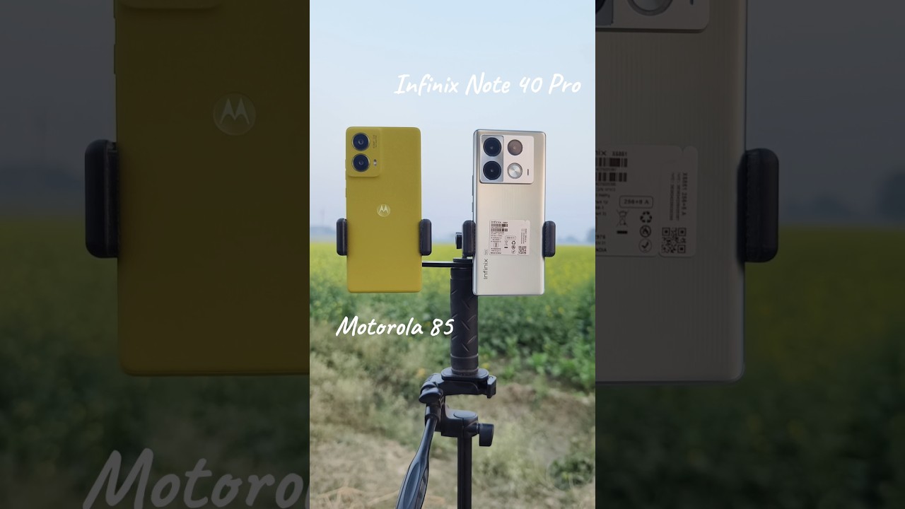 Infinix Note 40 Pro Vs Motorola G85🔥 || Camera Test 😎 #cameratest #infinix #motorola
