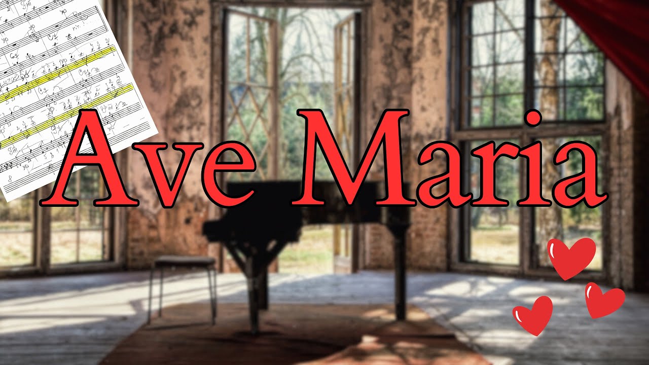 Ave Maria - Giulio Caccini | Piano Cover by Vlad | Sheet Music