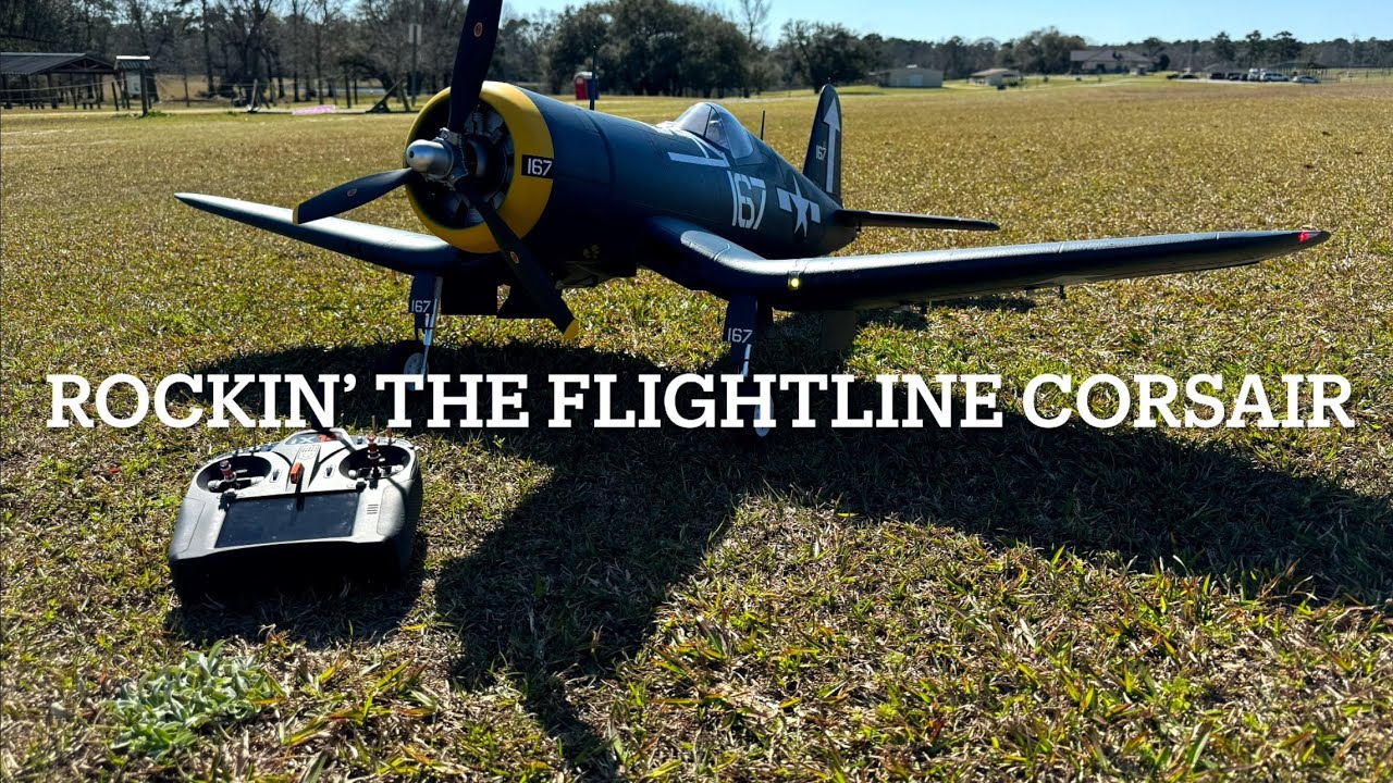 FlightLine F4U Corsair 1600mm Touch and Go Practice