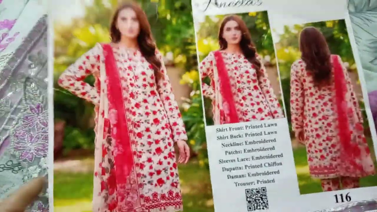#ANEELA'S 3pc emb lawn suits order on WhatsApp 03037787094 
