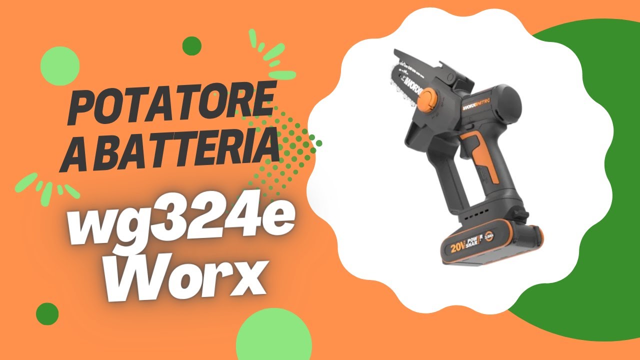Potatore a Batteria WG324E di Worx
