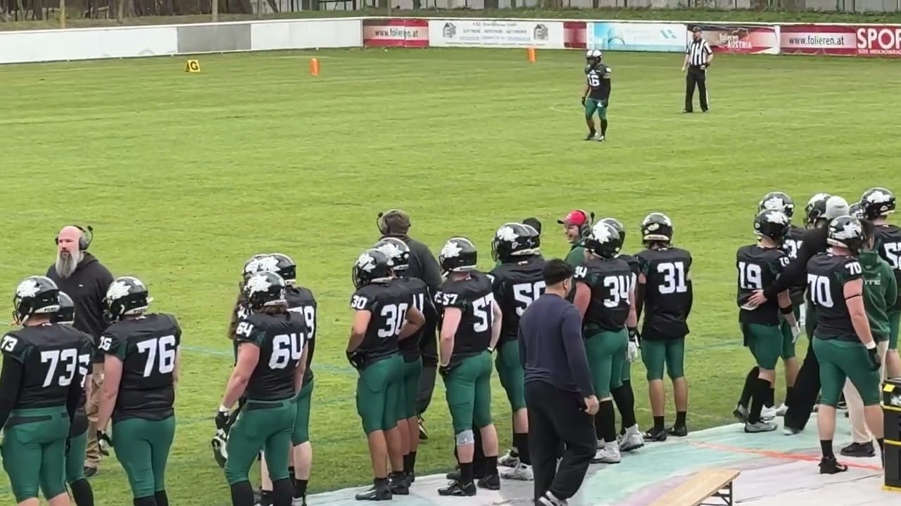 Marvyn's 1st AFL Game (DragonsVSPanthersPrague)