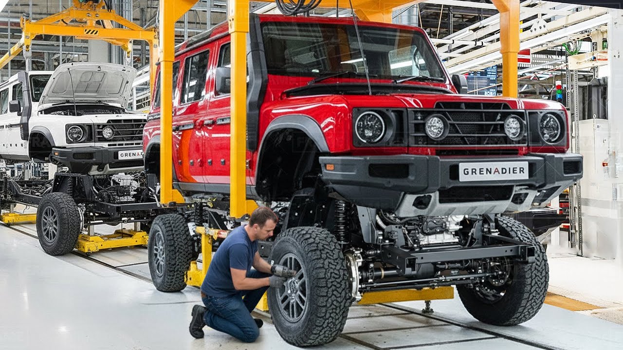 Inside Super Modern Factory Producing The Brand New Ineos Grenadier 4x4 From Scratch
