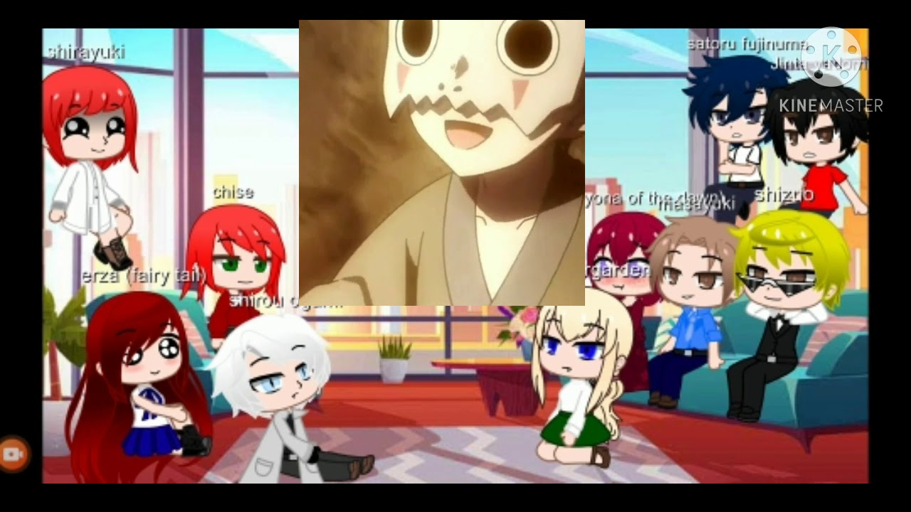 Anime protagonist react to there AMV