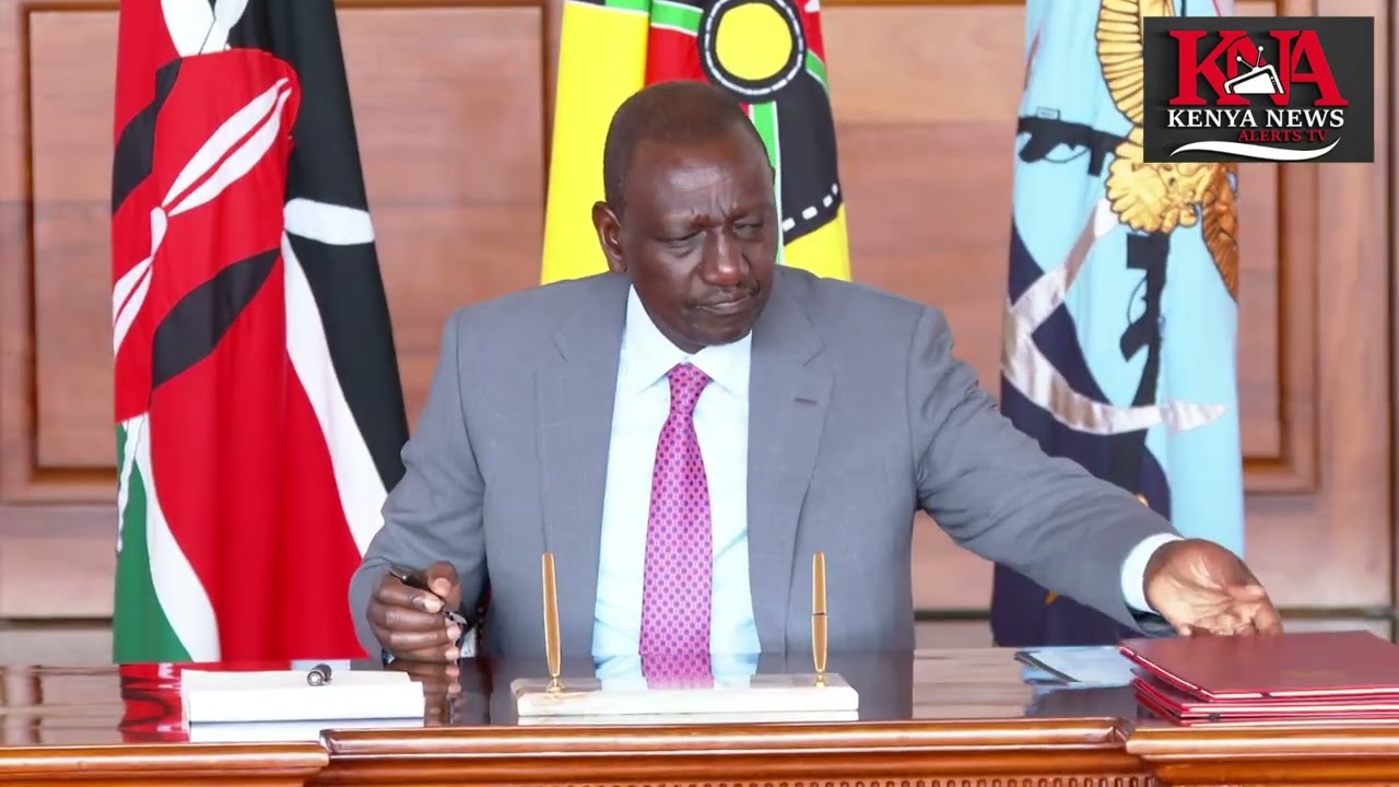 WATCH RUTO'S MOOD AS HE ASSENTS INTO LAW 6 PARLIMENTARY BILLS!