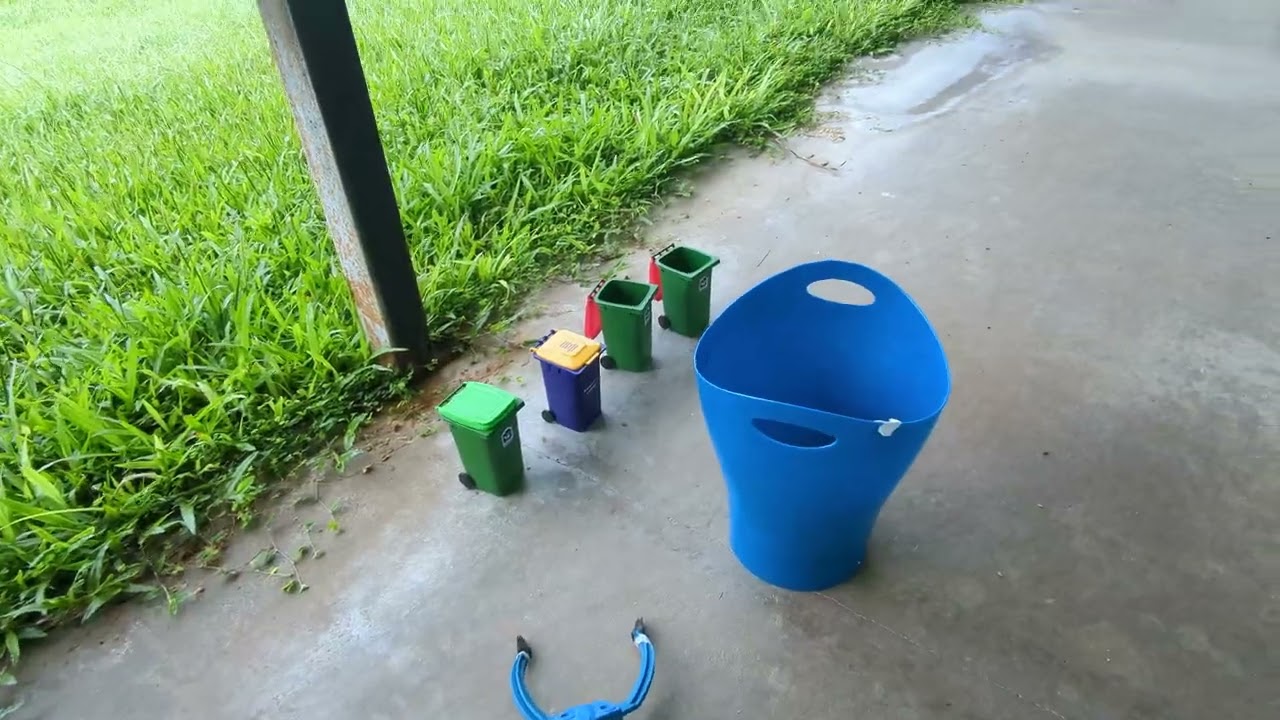 Mini bin collection Waste, Recycle and green waste