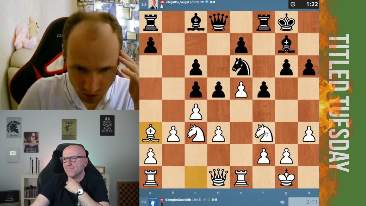 НАДО МУТИТЬ ВОДУ, ПОДКРУЧИВАТЬ ПО ПОЛНОЙ ПРОГРАММЕ! // IM GEORGIOS SOULEDIS vs GM СЕРГЕЙ ЖИГАЛКО