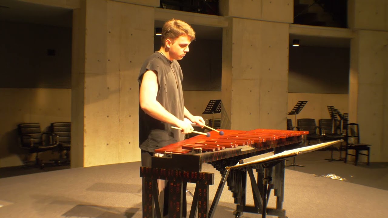 The Source by Toshi Ichiyanagi / 一柳慧　源流　漆マリンバ（ handmade urushi-marimba )