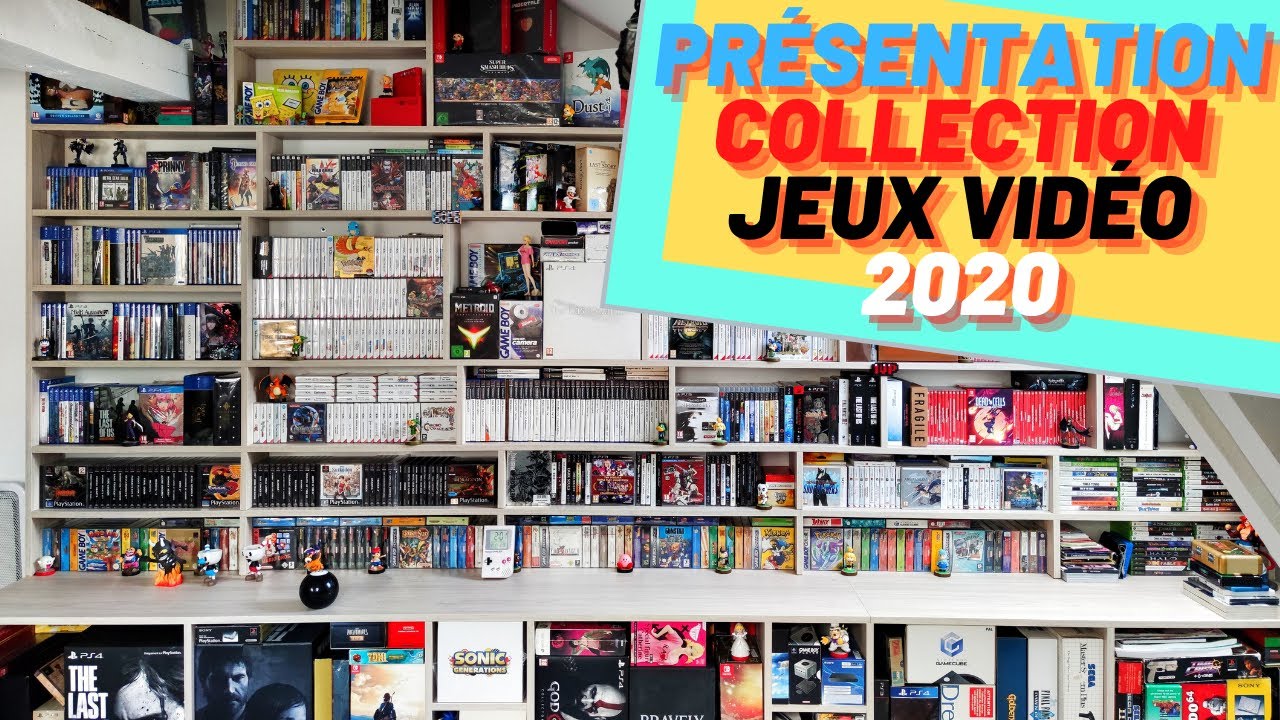 Pr&eacute;sentation de ma collection de jeux vid&eacute;os ! (+ de 1000 jeux) ROOM TOUR