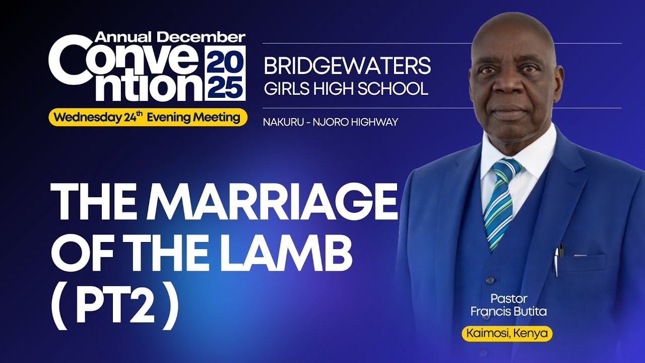 25.12.2025 // THE MARRIAGE OF THE LAMB (Pt.2)  // Pst Francis Butita