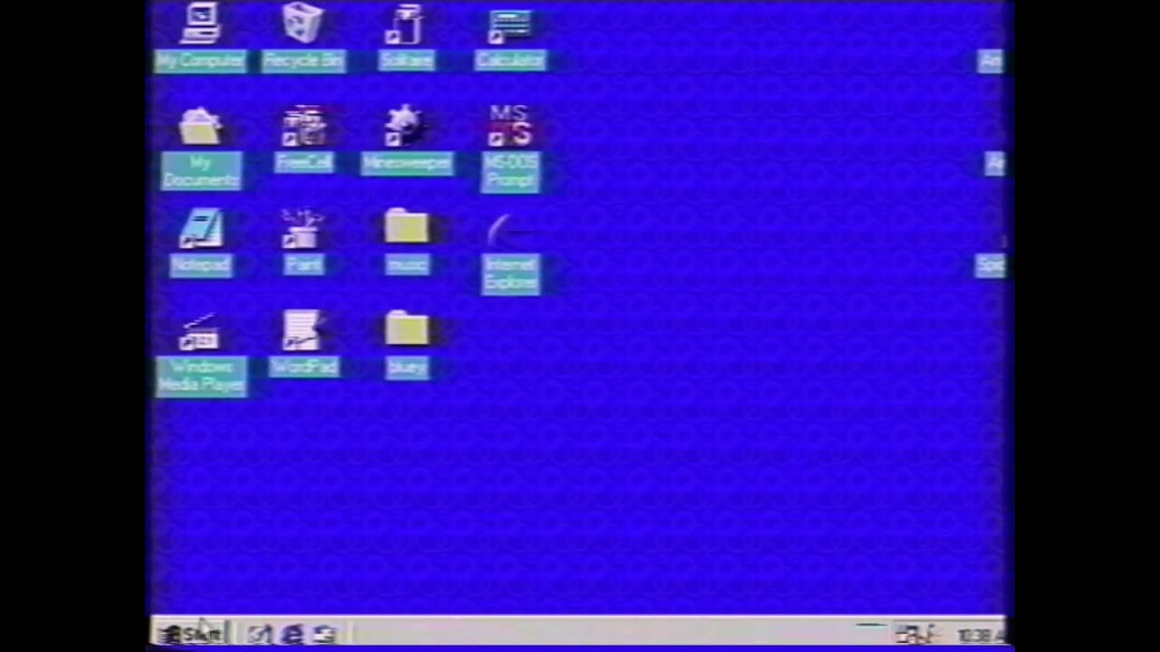 Windows 98 Start up and shutdown VHS RIP