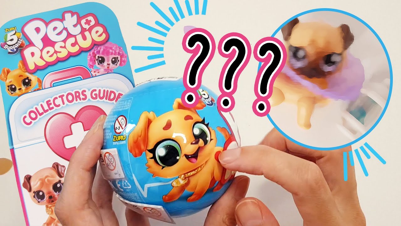 Opening a Pet Rescue Capsule - Mystery Toy - ASMR No Talking No Music #satisfyingvideo