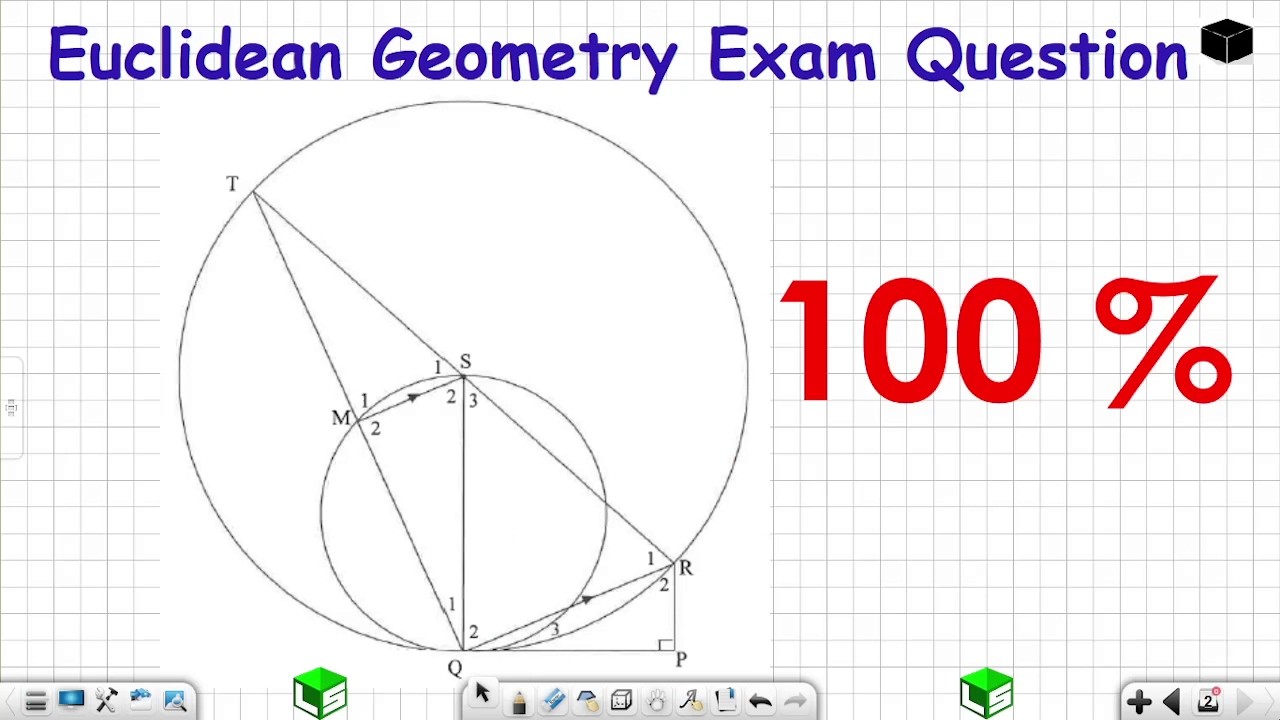 Grade 12 Euclidean Geometry Exam Question May-June 2021 [Q10 P2 DBE]