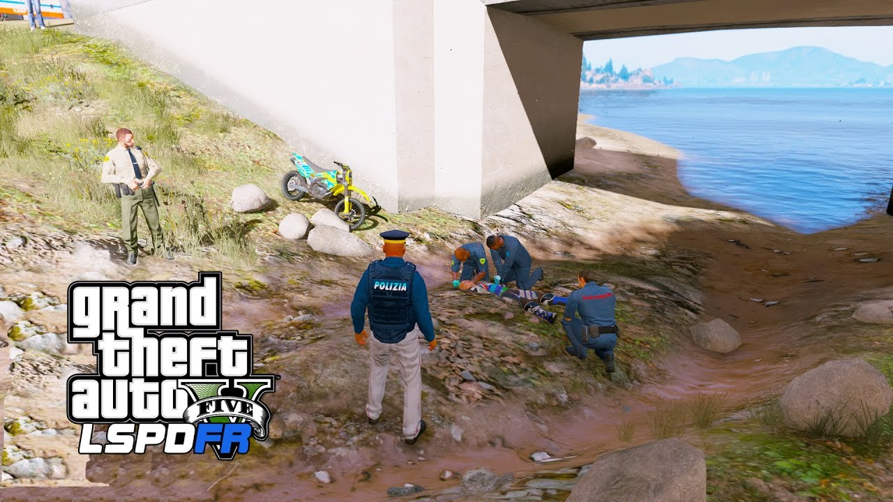 LSPDFR | Día 223 | Policia de la secreta - ITALIA - Motorista accidentado