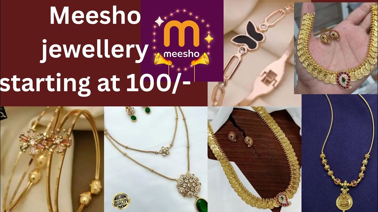 Meesho jewellery under budget | Meesho finds | Kasulaperu | Meesho jewellery starting at 100/-