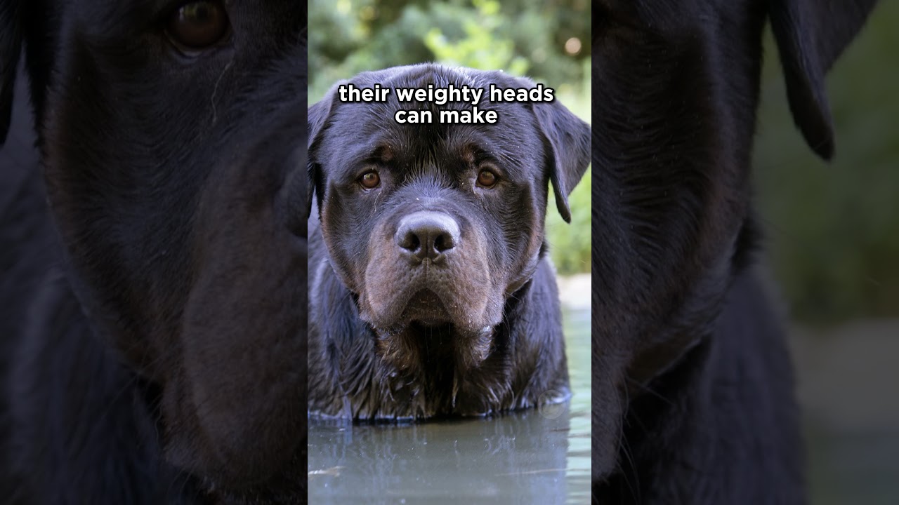 Are Rottweilers good swimmers? #dogs