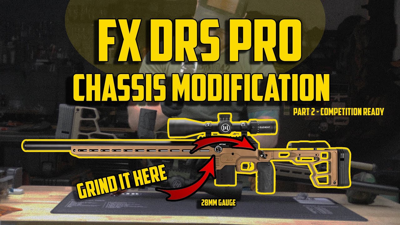 Modified MDT Chassis for FX DRS PRO Airgun