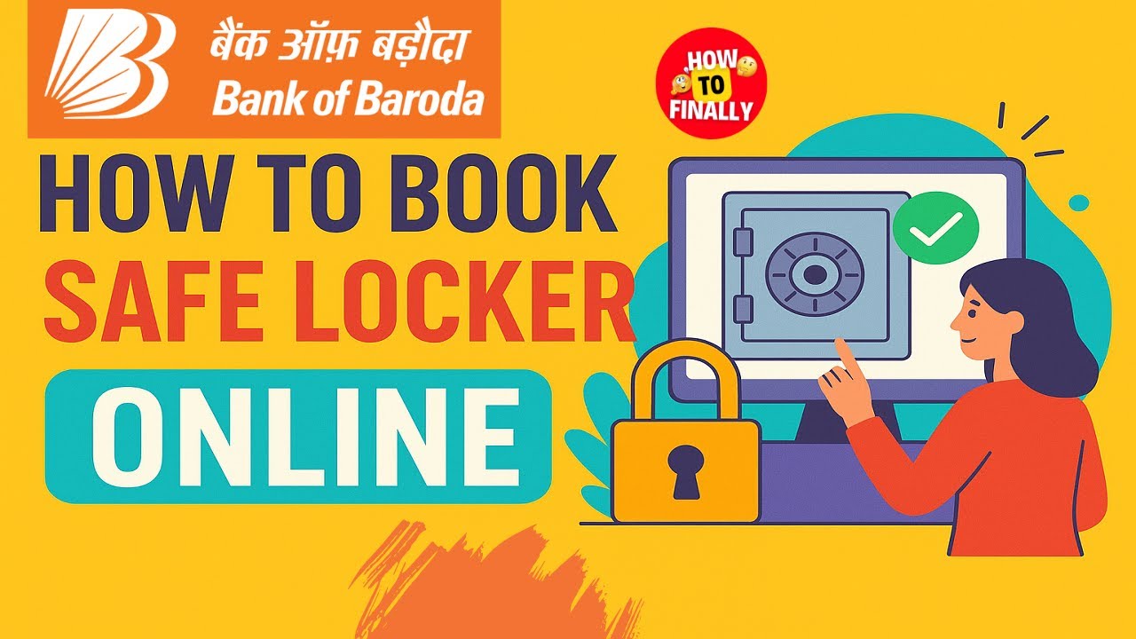 How to Book Safe Locker Online in Bank of Baroda | Bank of Baroda Safe Locker Booking Online