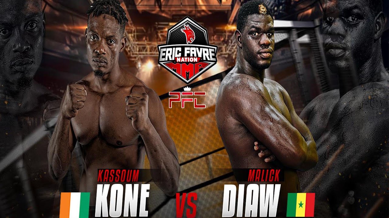 Eric Favre Nation MMA à Abidjan : KASSOUM KONE (LA MACHINE) vs MALICK DIAW (ALBOURY)