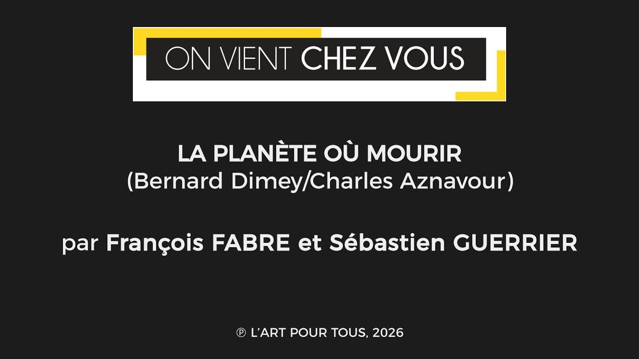 LA PLANÈTE OÙ MOURIR