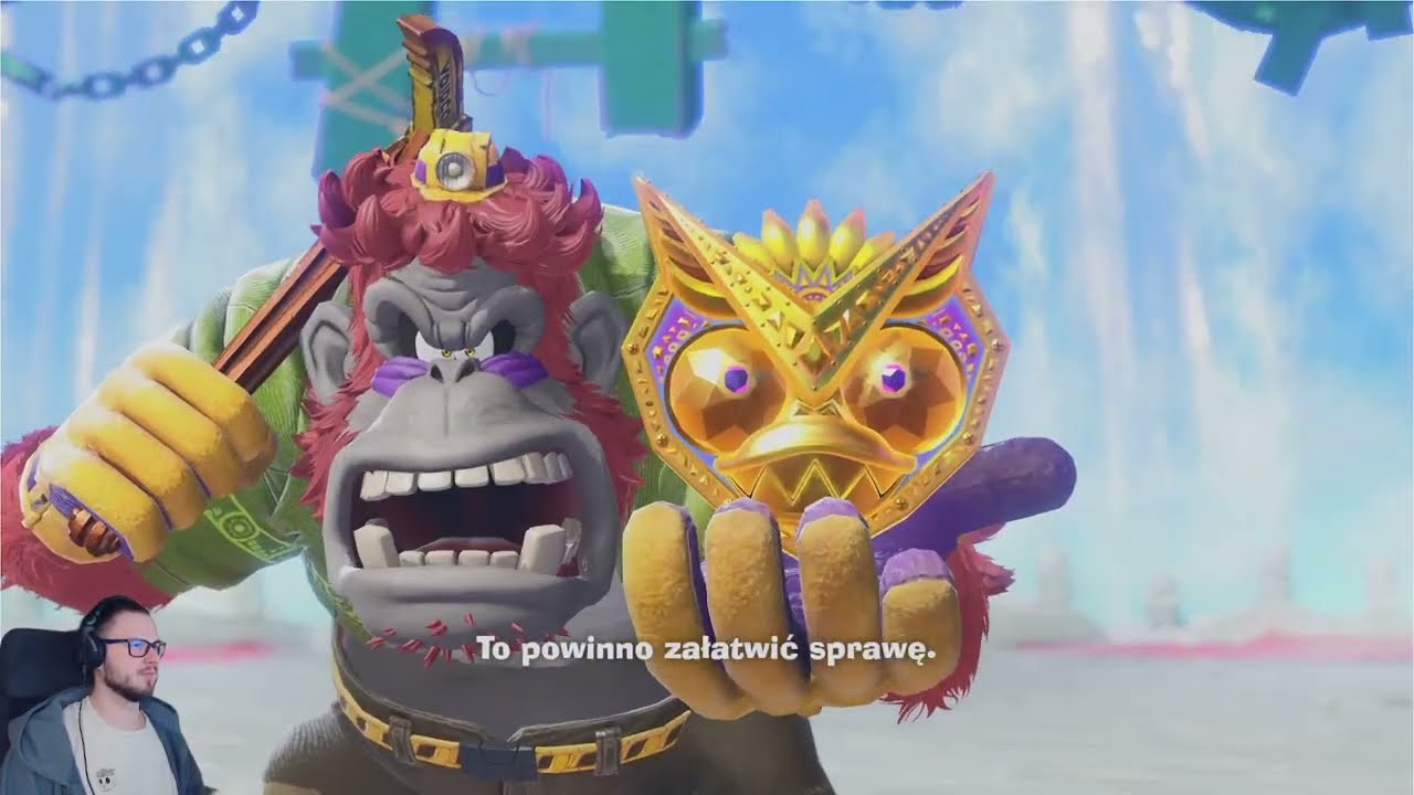 W POGONI ZA BANDYTAMI w DONKEY KONG BANANZA