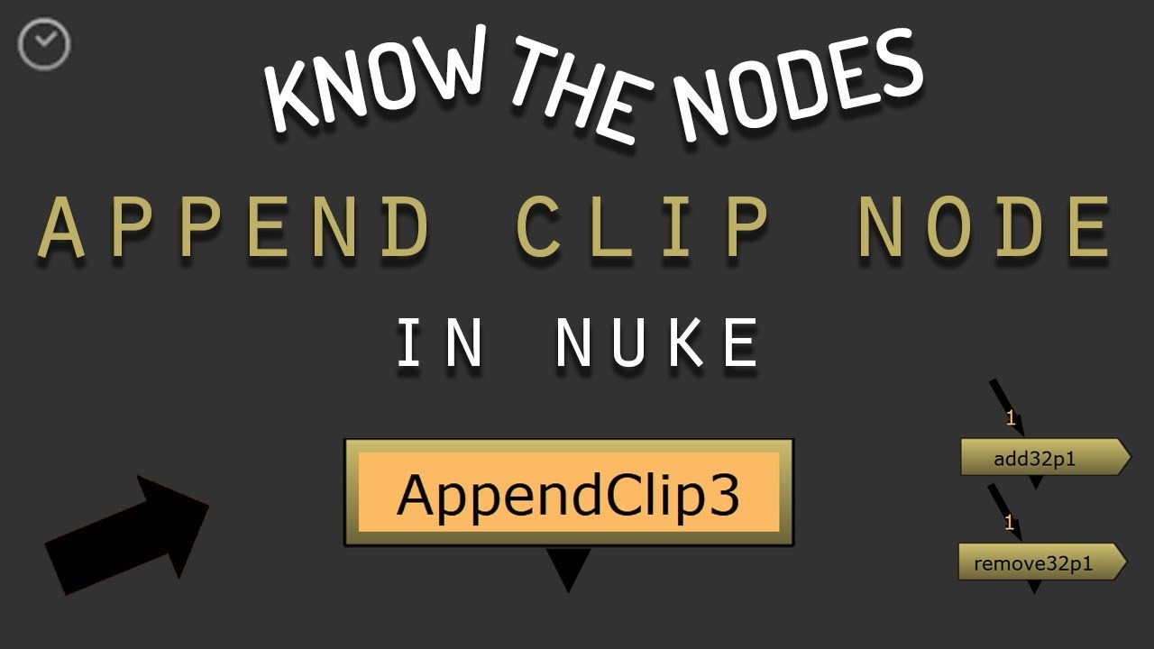 Know The Nodes 1: Append Clip Node in Nuke