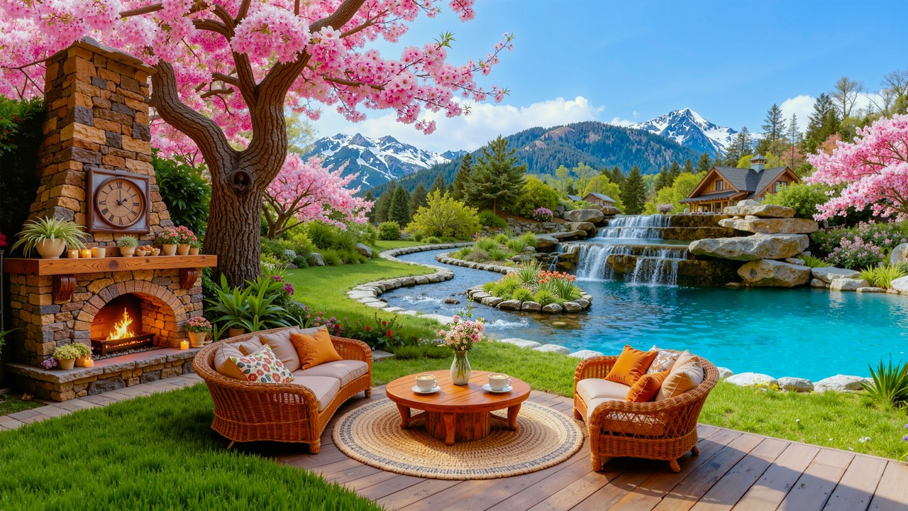 Tranquil Morning Cherry Blossom Jazz 🌸 Soft Jazz Melodies Surrounding a Relaxing Coffee Break Mood