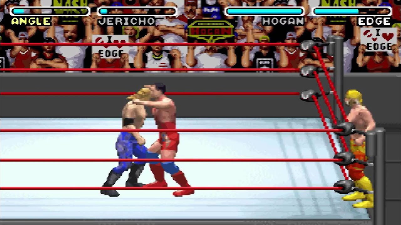 WWE Road To Wrestlemania X8 - Kurt Angle - Intercontinental Championship (Gameboy Advance)