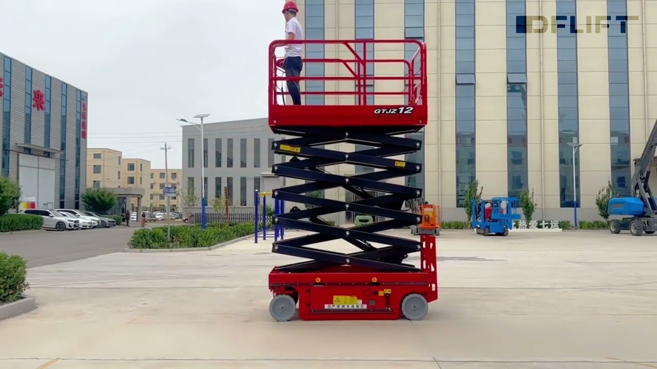 Factory On-Site Showcase: Operation Manual for Self-Propelled Scissor Lift#platform #scissorlift
