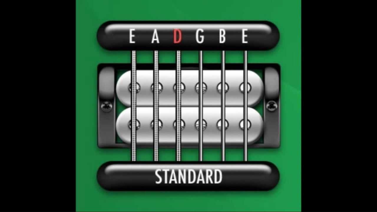 Afina&ccedil;&atilde;o Padr&atilde;o da Guitarra 6 Cordas (E Standard)