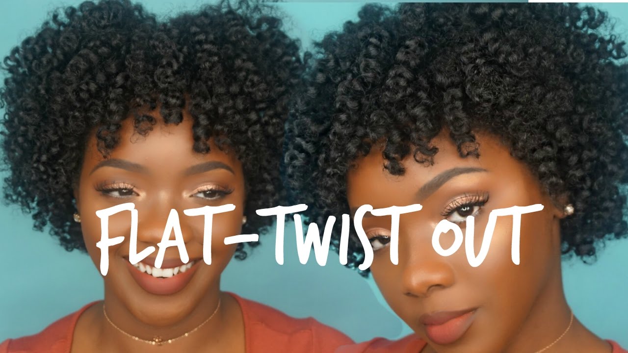 NATURAL HAIR | FLAT-TWIST OUT (with perm rods)