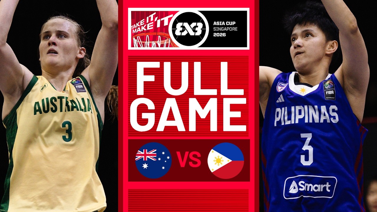 Австралия 🇦🇺 против Филиппин 🇵🇭 | Женщины | Полная запись игры | Кубок Азии FIBA ​​3x3 2026 | #3x...