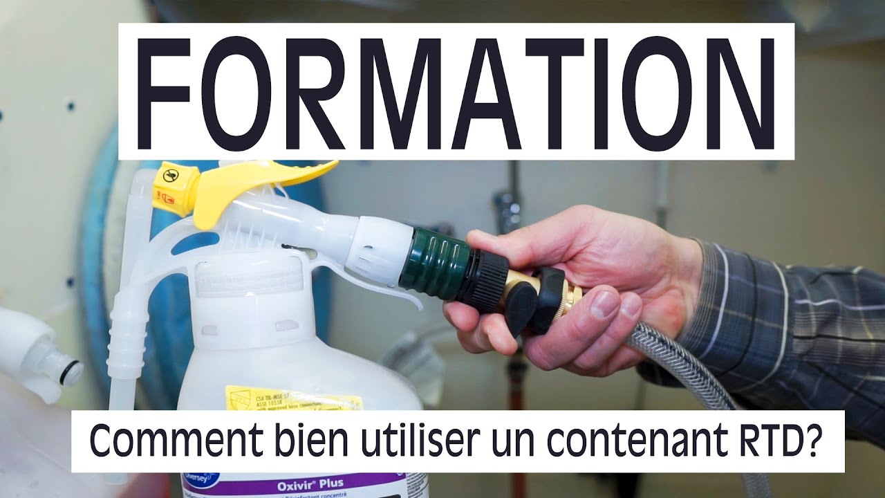 Formation: Comment bien utiliser un contenant RTD?