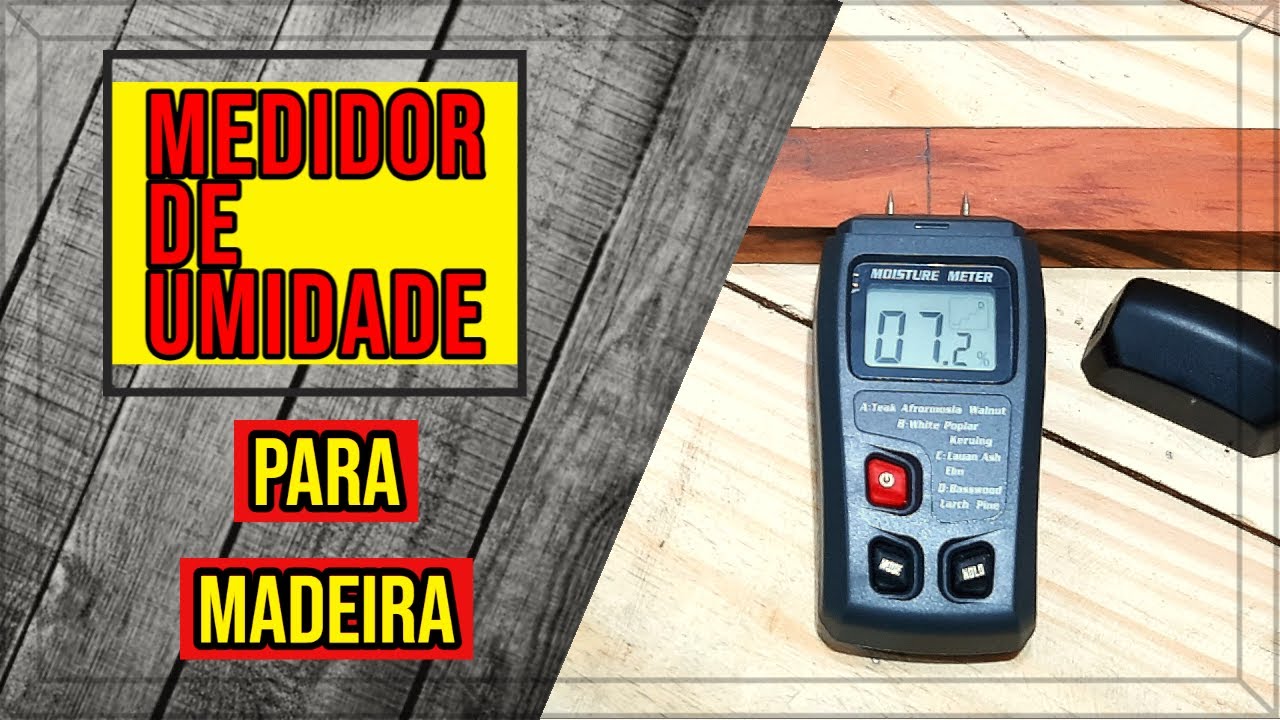 Medidor de Umidade para madeira