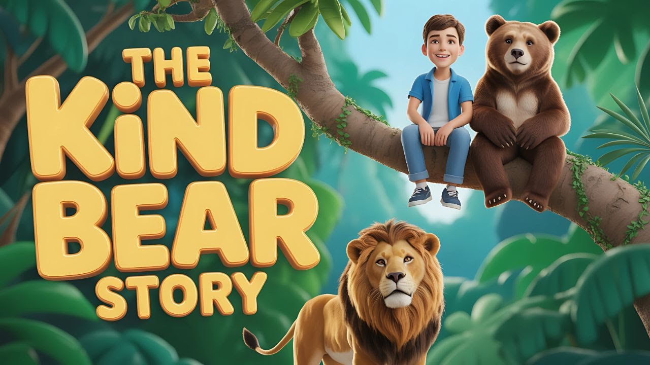 The Kind Bear Story 🐻 | Moral Story for Kids | English Stories for Kids